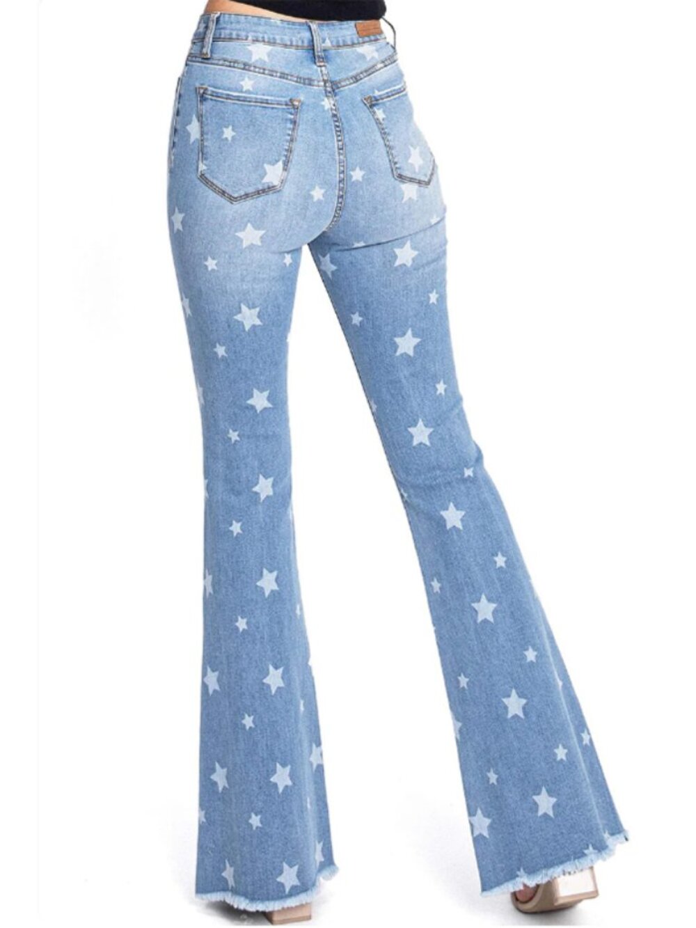 Cello High Rise Star Flare Jeams